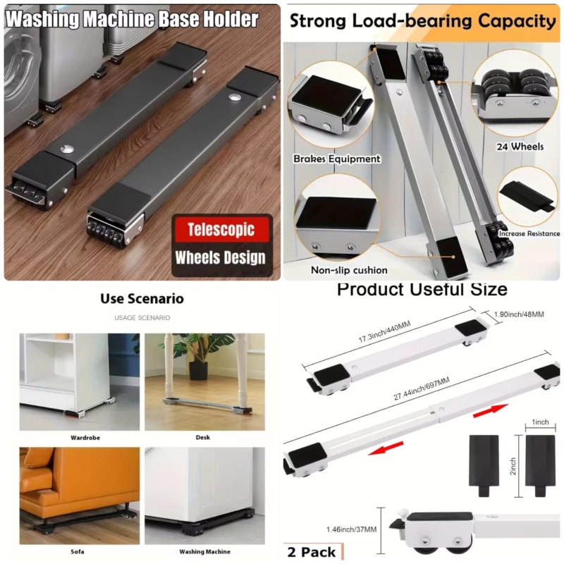 Adjustable Washing Machine Stand with Wheels  Price in Pakistan | LAPTAB