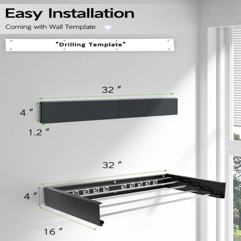 Wall Mounted Drying Rack Price in Pakistan | LAPTAB