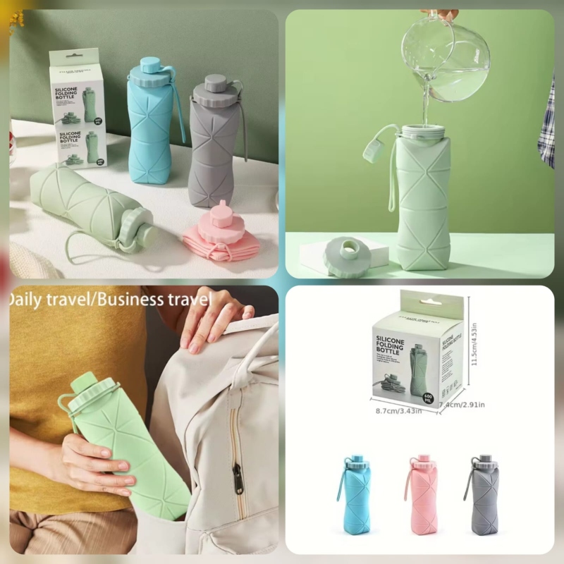 Silicone Foldable Water Bottles For Travel Price in Pakistan | LAPTAB