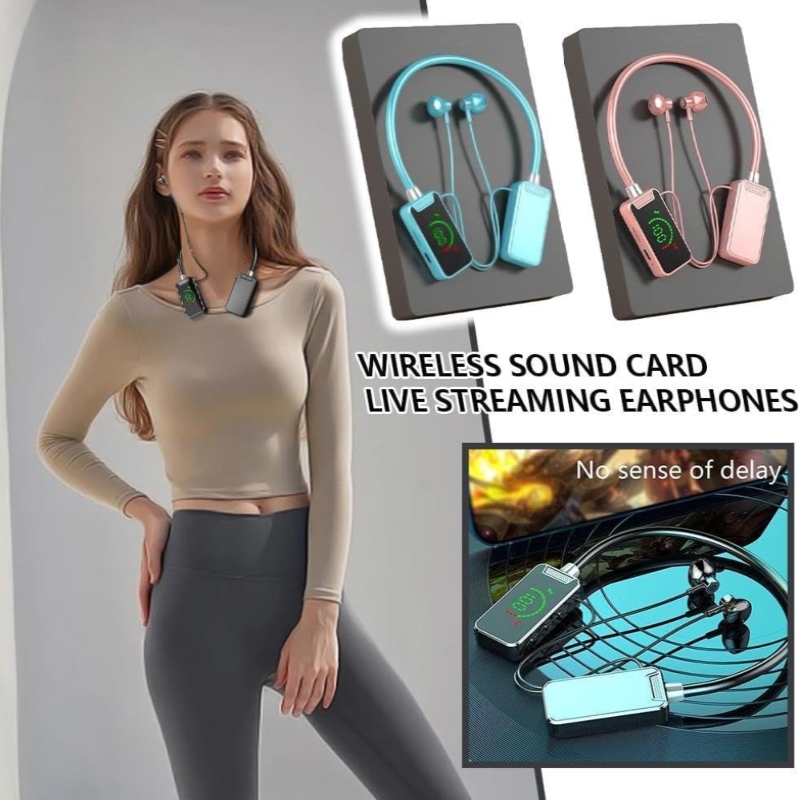LED Smart Digital Display Hanging BT V5.4 earbuds Price in Pakistan | LAPTAB