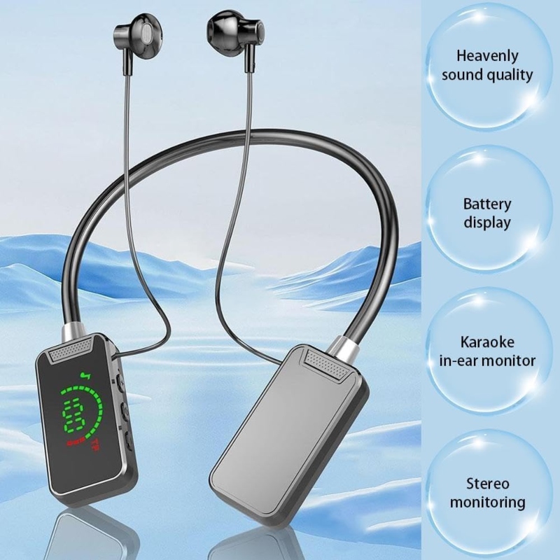 LED Smart Digital Display Hanging BT V5.4 earbuds Price in Pakistan | LAPTAB
