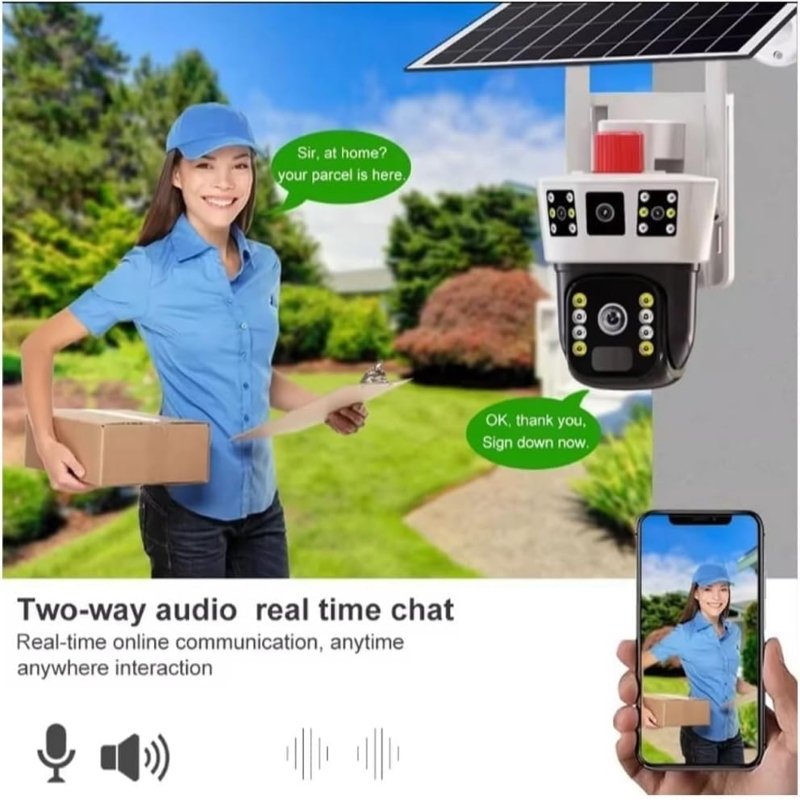 V380 PRO 4K HD Solar 4G Smart Security Camera Price in Pakistan | LAPTAB