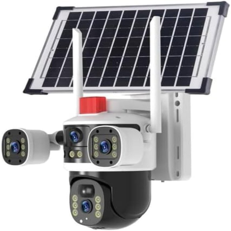 4 Lens Solar Security Camera 6MP Ultra HD Price in Pakistan | LAPTAB