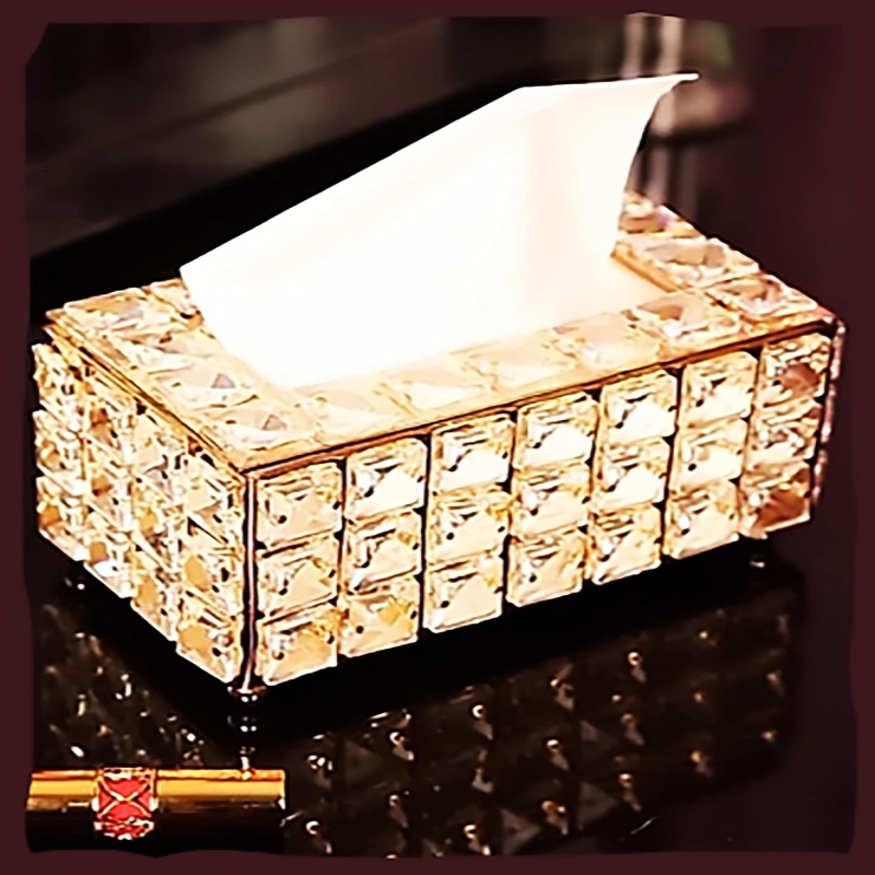 Chandler Tissue Box Made from Rhinestone and Metal Price in Pakistan | LAPTAB