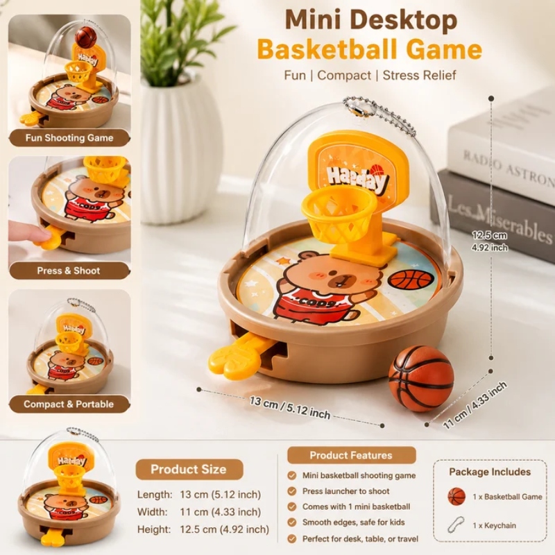 Hand Press Mini Basketball Game Price in Pakistan | LAPTAB