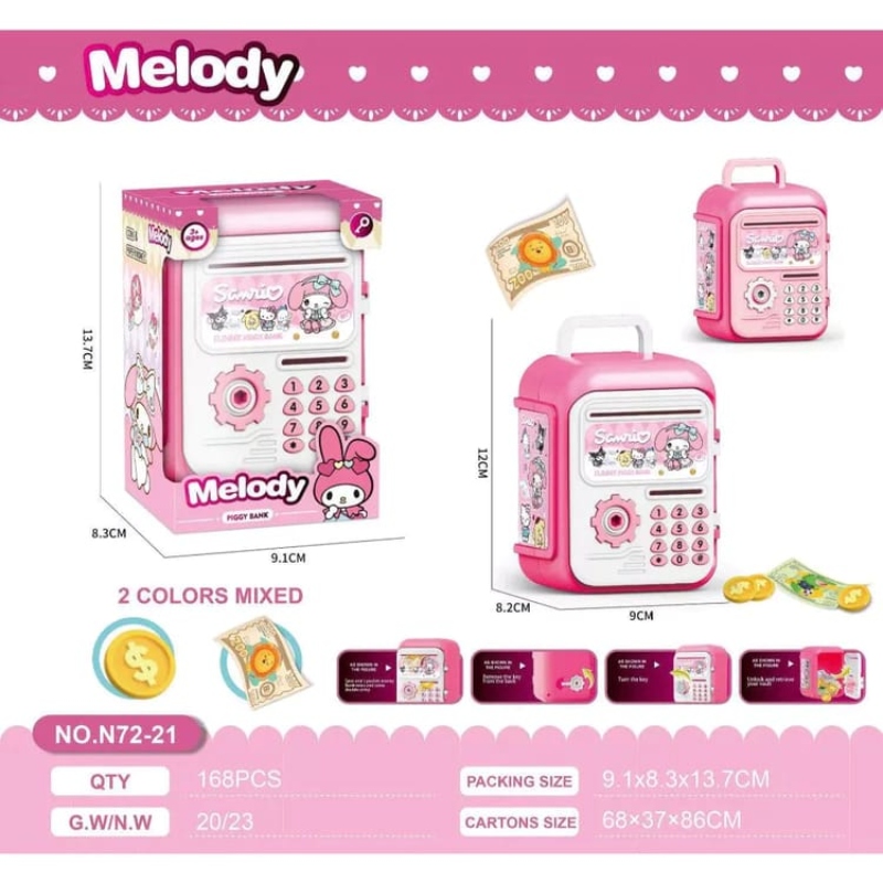 Kids Money Bank With Small Key Price in Pakistan | LAPTAB