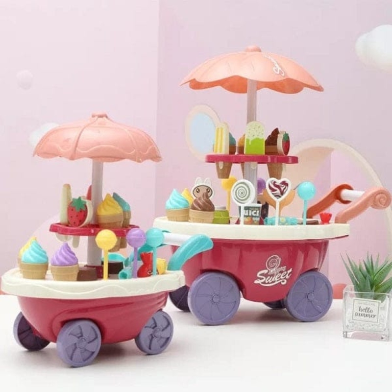 Fantastic Kids Toys 36 Pcs Ice Cream Play Set with Desserts Price in Pakistan | LAPTAB