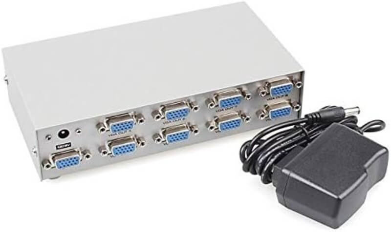 8-Port VGA Splitter 180MHz with 1920x1440 Resolution Support Price in Pakistan | LAPTAB