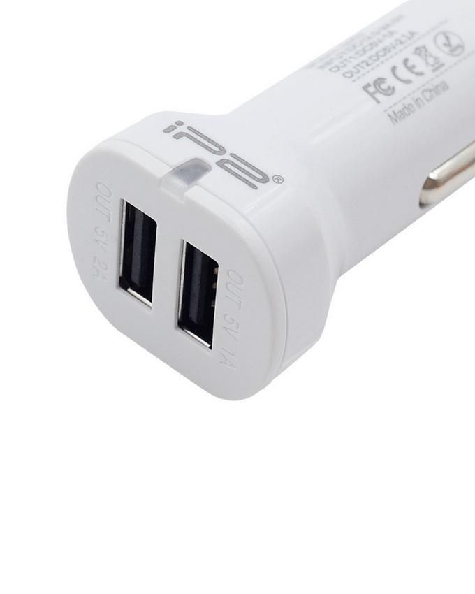 IP2 IP202 Car Charger - White