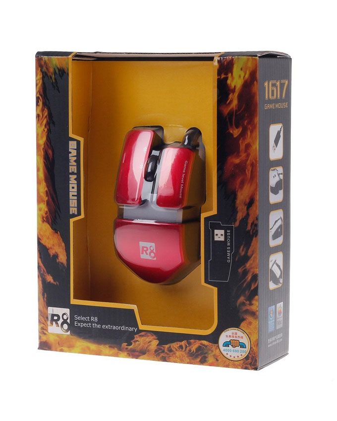 USB Wired Gaming Mouse - Black (150cm-Cable) R8  Price in Pakistan | LAPTAB