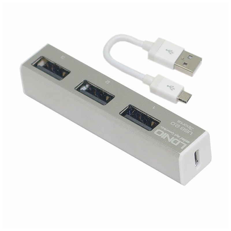 LDNIO Mini USB2.0 Hi-Speed 3 Port USB Hub with Micro USB Cable Price in Pakistan | LAPTAB
