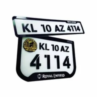 Computerized Number Plate Frame for Original Plates - 1 Pair Included Price in Pakistan | LAPTAB