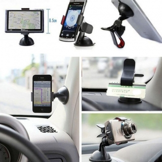 360 Universal Car Mount Holder with Silicone Sucker for Phones and GPS Price in Pakistan | LAPTAB