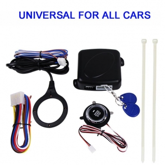 Push Start Button Keyless RFID Security System with Telecontrol Function Price in Pakistan | LAPTAB