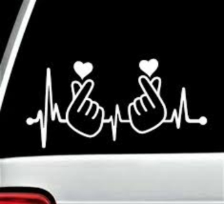 Heartbeat Lifeline Monitor Screen Car Sticker - Waterproof Vinyl Decal Price in Pakistan | LAPTAB