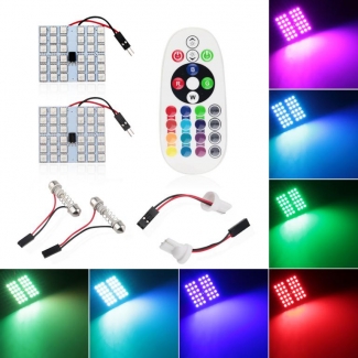 RGB Colorful Wireless Control 24 SMD 5050 LED Light for Vehicle Applications Price in Pakistan | LAPTAB