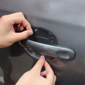 Universal Invisible Car Door Handle Sticker - Transparent Vinyl Protection Price in Pakistan | LAPTAB