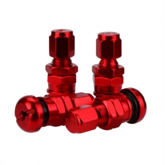 4pcs Aluminum Tubeless Wheel Tire Valve Stems with Dust Caps Price in Pakistan | LAPTAB