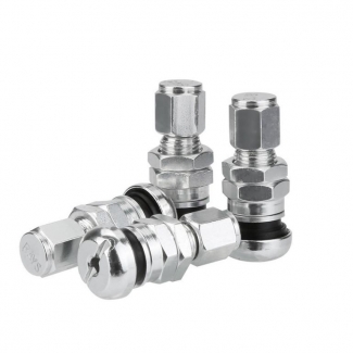 4pcs Aluminum Tubeless Wheel Tire Valve Stems with Dust Caps Price in Pakistan | LAPTAB