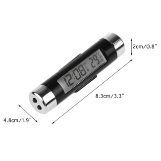 Digital Car Air Vent Thermometer with Clock and Backlight Display Price in Pakistan | LAPTAB