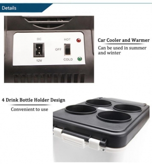 Car Refrigerator Hot and Cold Electric Fridge for 12V Vehicles Price in Pakistan | LAPTAB