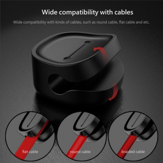 Magnetic Cable Clips Holder for Organizing Desktop Cables and Wires