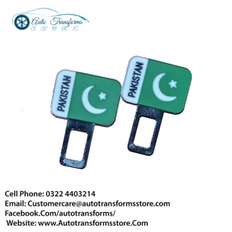 Custom Seat Belt Warning Canceler with Pakistan Flag Design