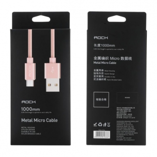 ROCK 3.3 Feet Micro USB Fast Charging Cable for Smartphones Price in Pakistan | LAPTAB