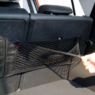 Rear Trunk Back Seat Elastic String Net Mesh Storage Bag for Organizing Items Price in Pakistan | LAPTAB