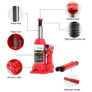 2 Ton Hydraulic Bottle Lifting Jack with Adjustable Height 15.8cm to 30.8cm Price in Pakistan | LAPTAB