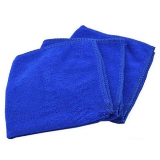 Pack of 3 Soft Blue Microfiber Cleaning Towels for Polishing Price in Pakistan | LAPTAB