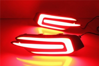 Honda Civic 2016-2017 LED DRL Rear Bumper Tail Fog Light for Safety Price in Pakistan | LAPTAB