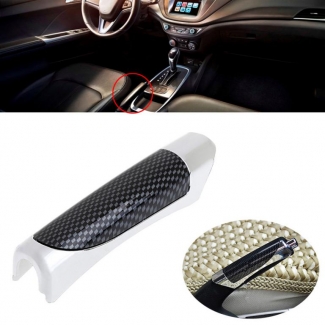 Carbon Fiber Style Hand Brake Protective Handle Cover for Most Cars