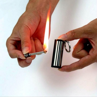 Outdoor Emergency Flint Fire Starter Key Ring with Aluminum Alloy and Plastic Price in Pakistan | LAPTAB