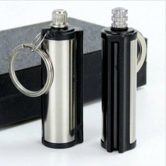 Outdoor Emergency Flint Fire Starter Key Ring