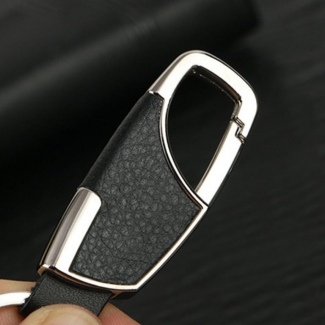 Fashion Creative Zinc Alloy Black & Silver Car Keyring Keychain Price in Pakistan | LAPTAB
