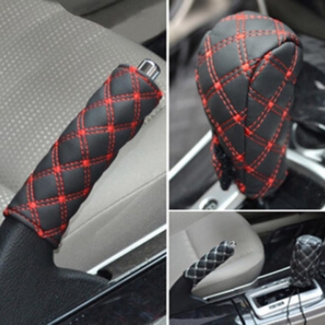 Faux Leather Hand Brake Shift Knob Cover Gear Case for Cars Price in Pakistan | LAPTAB