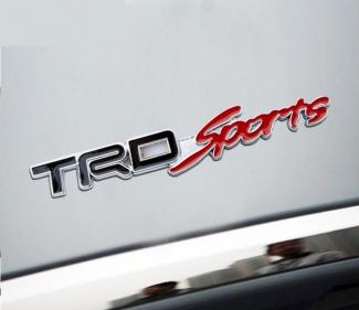 3D Metal TRD Sports Car Logo