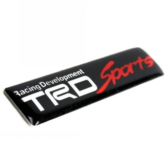 2 Pcs Car Styling 3D Racing Development TRD Logo