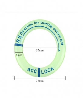 Luminous Key Ring for Car Ignition Switch - Easy Installation, Brightens Keyhole Price in Pakistan | LAPTAB