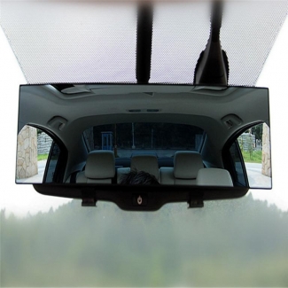 Universal Large Vision Wide Angle Rear View Mirror for Safe Driving Price in Pakistan | LAPTAB