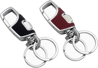 Metal Man Double Key Ring Keychain for Secure Key Organization Price in Pakistan | LAPTAB