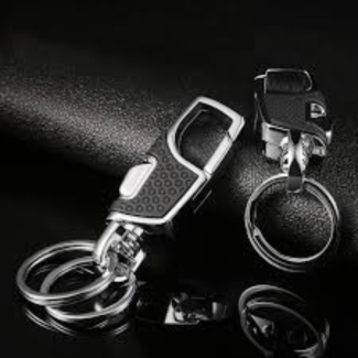 Metal Man Double Key Ring Keychain for Secure Key Organization Price in Pakistan | LAPTAB