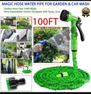 Flexible Expanding Water Hose with Spray Nozzle for Garden and Car Use Price in Pakistan | LAPTAB