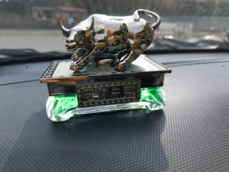 Wall Street Bull Car Perfume Bottle - Refillable, Spill-Proof Fragrance Price in Pakistan | LAPTAB