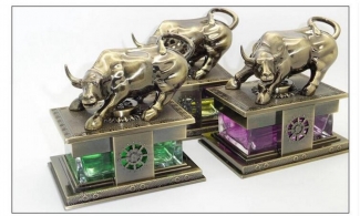 Wall Street Bull Car Perfume Bottle - Refillable, Spill-Proof Fragrance Price in Pakistan | LAPTAB