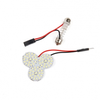 66 SMD Round Reading Light Panel for Cars, RVs, and Boats - Energy Efficient