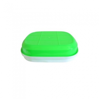 Green Anti-Splash Litter Tray - Easy to Clean, Durable, Reusable Price in Pakistan | LAPTAB
