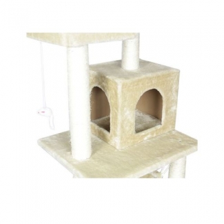 Cat Tree Pet House Condo Furniture with Scratch Post - Grey Price in Pakistan | LAPTAB