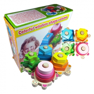 Colorful Wisdom Shape Colums